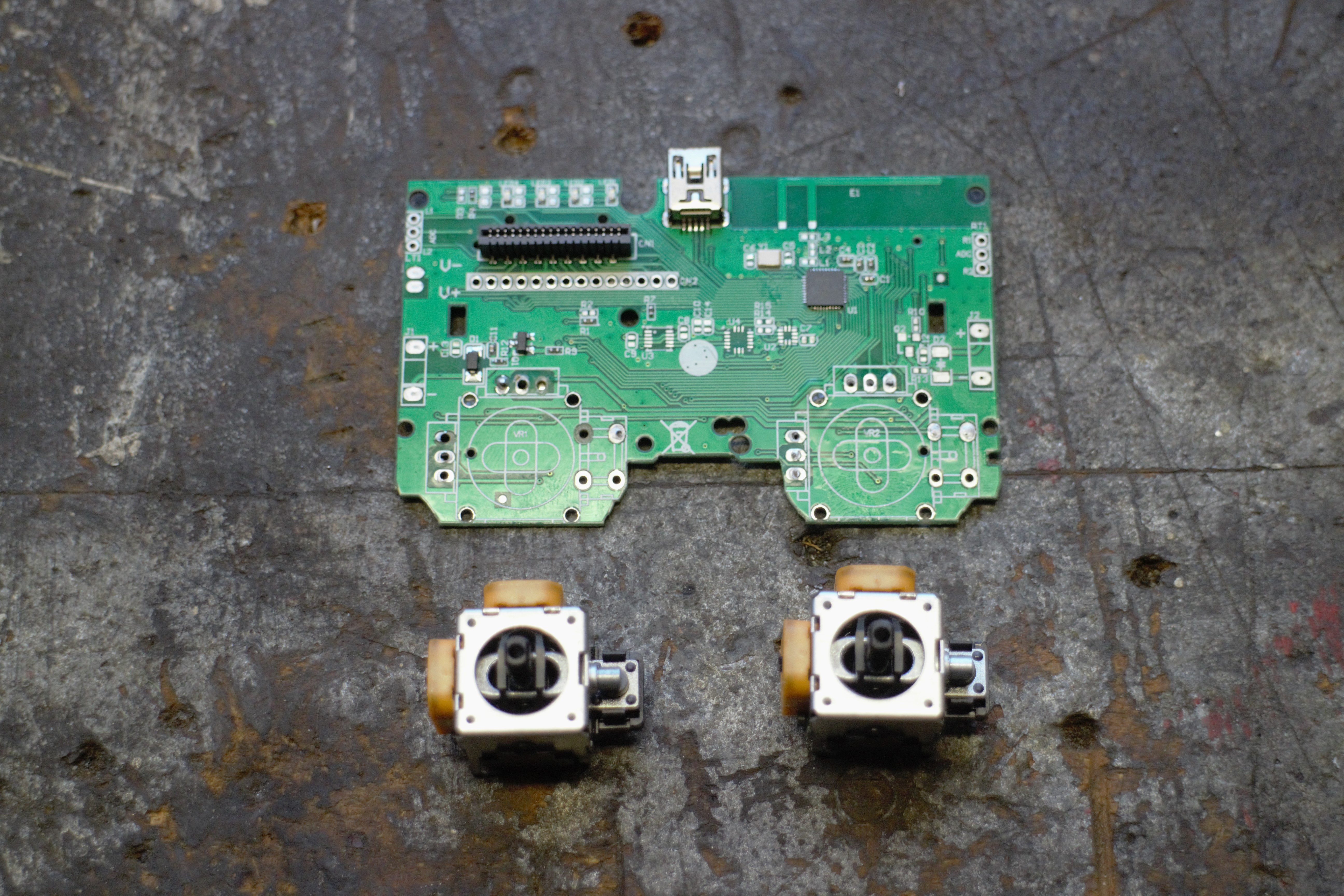 analogue sticks removed