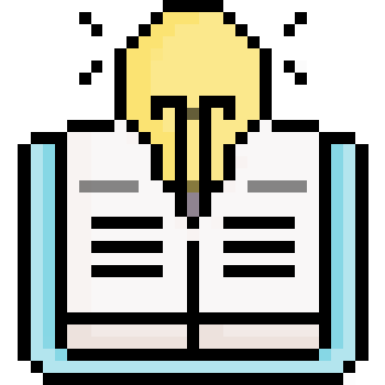 book lightbulb icon